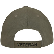 Deluxe Low Profile Military Branch Veteran Cap