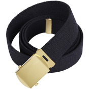 54 Inch Military Gold Buckle Web Belts