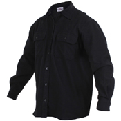 Mens Heavy Weight Solid Flannel Shirt