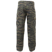 Mens Vintage 6-Pocket Flat Front Fatigue Pants