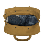Canvas Small Parachute Black Cargo Bag