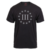 Three Percenter Black T-Shirt