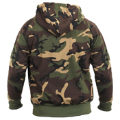 Mens Thermal Lined Hooded Sweatshirt