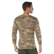 Mens Long Sleeve Digital Camo T-Shirts
