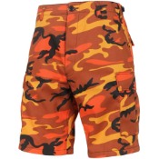 Mens Colored Camo BDU Shorts