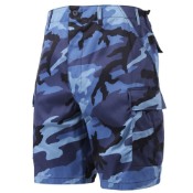 Mens Colored Camo BDU Shorts