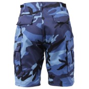 Mens Colored Camo BDU Shorts