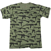 Mens Vintage Guns T-Shirt