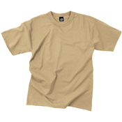 Ultra Force Mens Solid Color Polycotton Military T-Shirt
