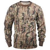 Mens Long Sleeve Camo T-Shirt