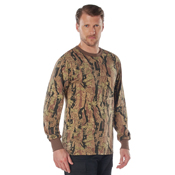 Mens Long Sleeve Camo T-Shirt