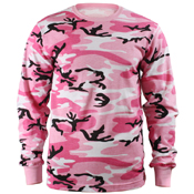 Kids Long Sleeve Camo T-Shirt