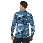 Mens Long Sleeve Camo T-Shirt