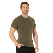 Ultra Force Mens Solid Color Polycotton Military T-Shirt