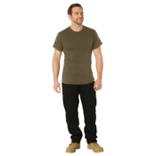 Ultra Force Mens Solid Color Polycotton Military T-Shirt