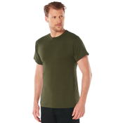 Ultra Force Mens Solid Color Polycotton Military T-Shirt