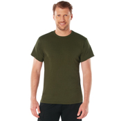 Ultra Force Mens Solid Color Polycotton Military T-Shirt