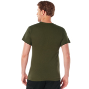 Ultra Force Mens Solid Color Polycotton Military T-Shirt