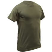 Ultra Force Mens Solid Color Polycotton Military T-Shirt