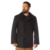 Mens US Navy Type Pea Coat