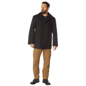 Mens US Navy Type Pea Coat