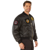 Mens MA-1 Flight Jacket with Patches