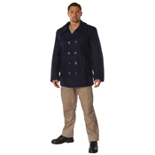 Mens US Navy Type Pea Coat