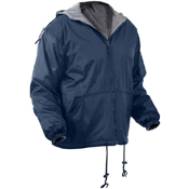 Mens Reversible Lined Jacket with Hood