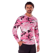 Mens Long Sleeve Camo T-Shirt