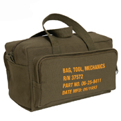 G.I. Type Zipper Pocket Mechanics Tool Bag