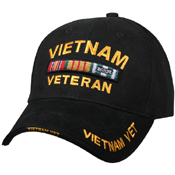 Deluxe Low Profile Vietnam Veteran Insignia Cap
