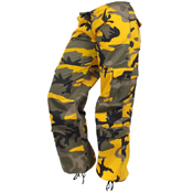 Womens Paratrooper Colored Camo Fatigues Pant