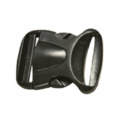 Quick Release 2pc Black Buckle - 1 Inch