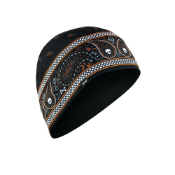 Beanie SportFlex Series Black Paisley