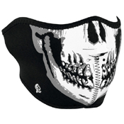 Zan Headgear Neoprene Glow In The Dark Half Face Mask